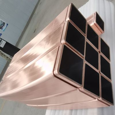 CuAg CuCrZr Copper Square Tube Sizes Chromium 10mm Wall